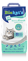 Наповнювач Biokat's Bianco Fresh для кішок глиняний, 5 кг