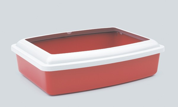Туалет Savic Oval tray + Rim (Овал Трей) з бортом для кішок, 42Х33Х9,5 см, фото 1