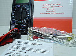 Мультиметр цифровий, тестер DT-838 з температурою