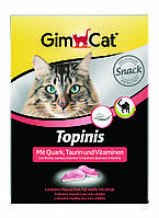 Вітаміни Gimcat Topinis Quark для кішок з сиром, 190 шт