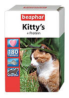 Кормовая добавка Beaphar Kitty's + Protein для кошек с преином, 180 таб