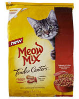 Meow Mix Tender Center Salmon & White Meat Chicken (Мяу Мікс Тендер сентер) корм для дорослих кішок 6,12 кг