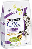 Cat Chow Hairball Control корм для кішок для виведення грудочок вовни, 15 кг