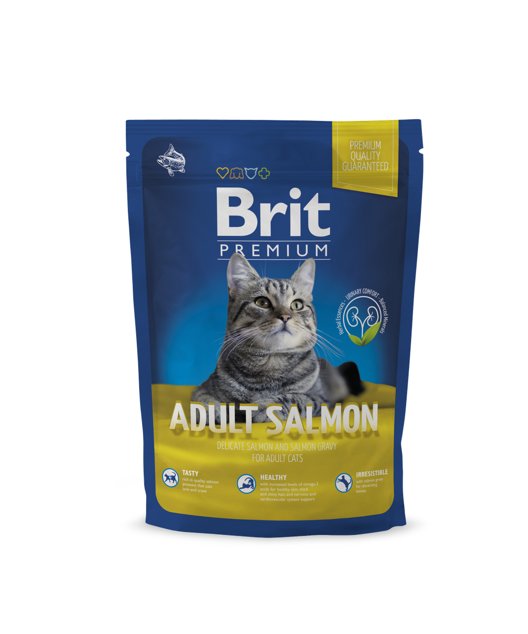 Сухой корм Brit Premium Adult Salmon для взрослых кошек с лососем 300 г