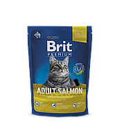 Сухий корм Brit Premium Adult Salmon для дорослих кішок з лососем 800 г