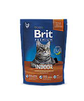 Сухий корм Brit Premium Cat Indoor для кішок, що живуть в приміщенні 1.5 кг