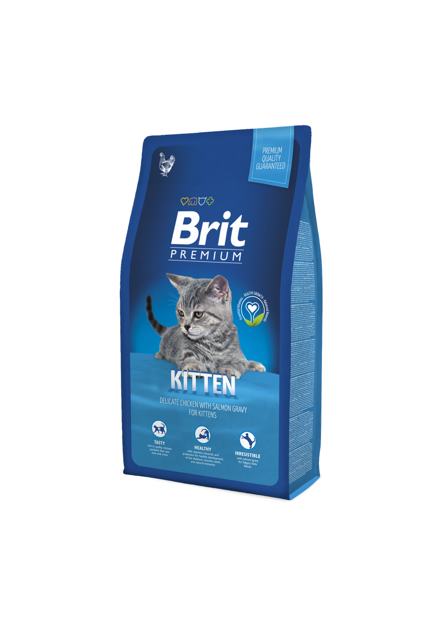 Сухий корм Brit Premium Kitten для кошенят з куркою 8 кг