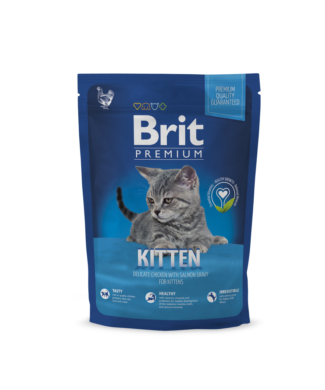 Сухий корм Brit Premium Kitten для кошенят з куркою 300 г