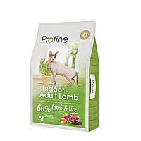 Сухий корм для кішок Profine Indoor Adult Lamb з ягням, виведення шерсті 10 кг