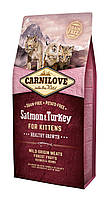 Carnilove Salmon & Turkey Kitten корм для кошенят, лосось і індичка, 6 кг