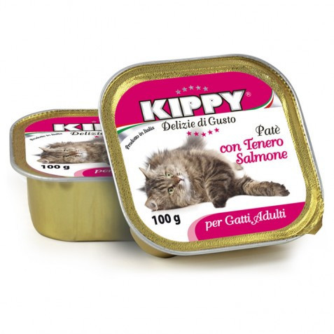 Паштет Kippy Cat для кішок з лососем, 100 г