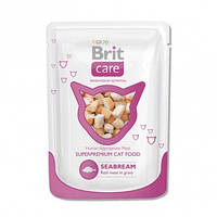 Консерви Brit Care Seabream для кішок з морським окунем, 80 г