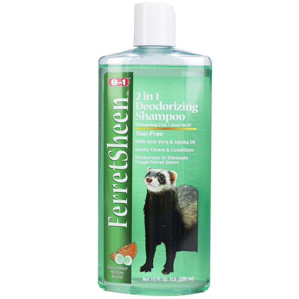 Шампунь 8 in 1 FerretSheen Deodorizing Shampoo для тхорів дезодоруючий, 295 мл