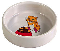 Trixie Миска Ceramic Bowl для дрібних гризунів, кераміка, 0.1 л