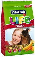 Корм Vitakraft Life Power для кроликів з бананом, 600 г