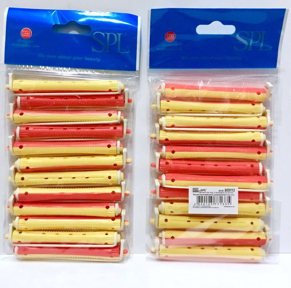 Бігуді кожушки для хімічної завивки SPL 905113, 12 шт., (70 мм/9 мм)