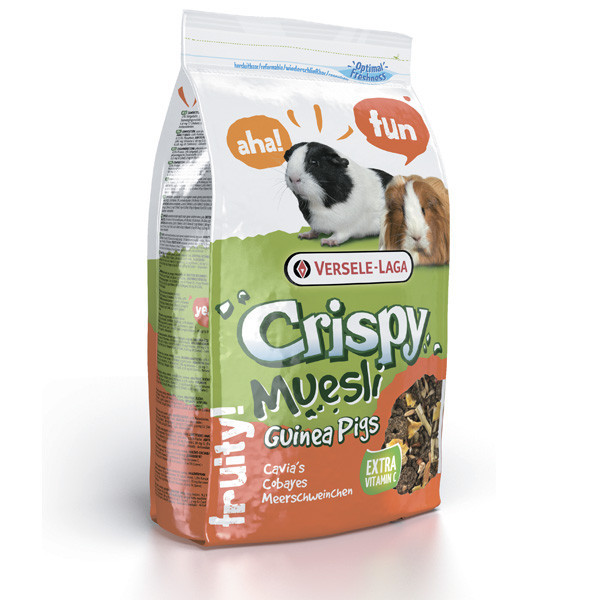 Корм Versele-Laga Crispy Muesli Guinea Pigs для морських свинок, зернова суміш, 1 кг