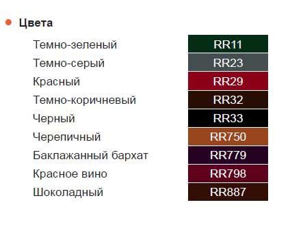Металлочерепица Ruukki Monterrey Pural Matt RR 798 4 1070516654 1070516654 цена на RAMKABUD