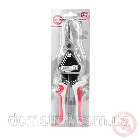 Ножиці для металу 250 мм прямі INTERTOOL HT-0177, фото 2