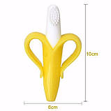 Гризунок - прорізувач Банан . Зубна щітка-тренажер., фото 2