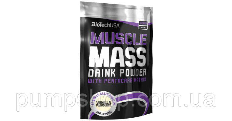 Гейнер BioTech USA Muscle Mass — 1 кг