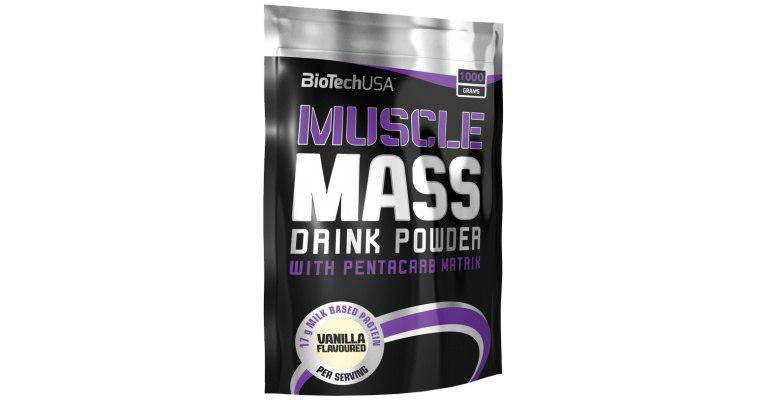 Гейнер BioTech USA Muscle Mass — 1 кг, фото 1