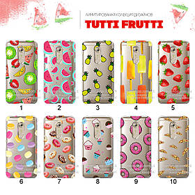 Прозорий чохол із малюнком для ZTE Axon 7 (80 дизайнів)