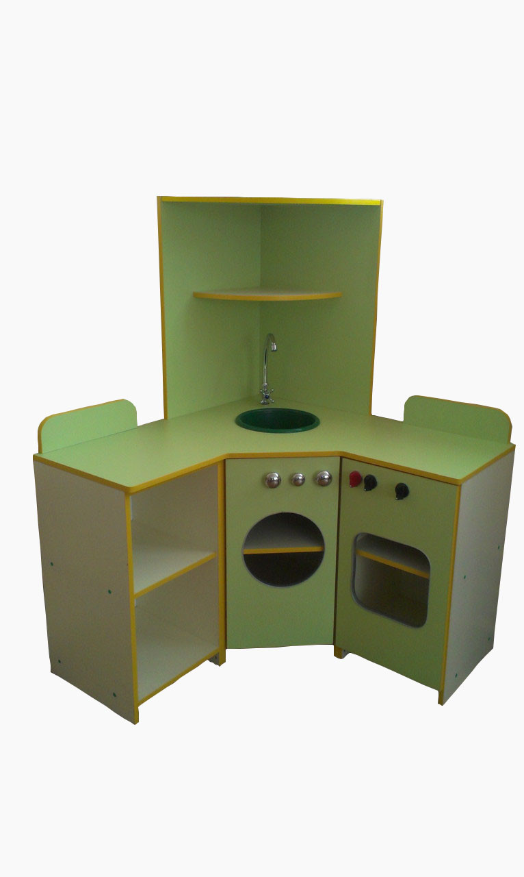 Дитячий ігровий комплекс "Кухня кутова". Тематичні меблі для ігрової зони. Стінка для дитячого садка ЛДСП