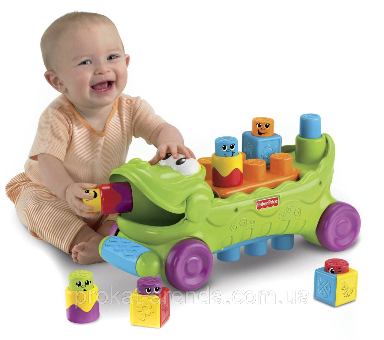 Музичний Крокодил каталка від Fisher Price