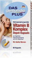 Вітамінний комплекс B для зміцнення нервової системи 60 капсул Das Gesunde Plus Vitamin B Komplex Depot-Kapsel