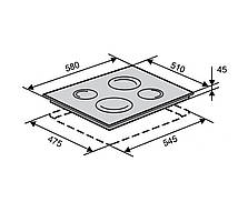 Індукційна варильна панель Ventolux VI 6004 TC BOOSTER, фото 3