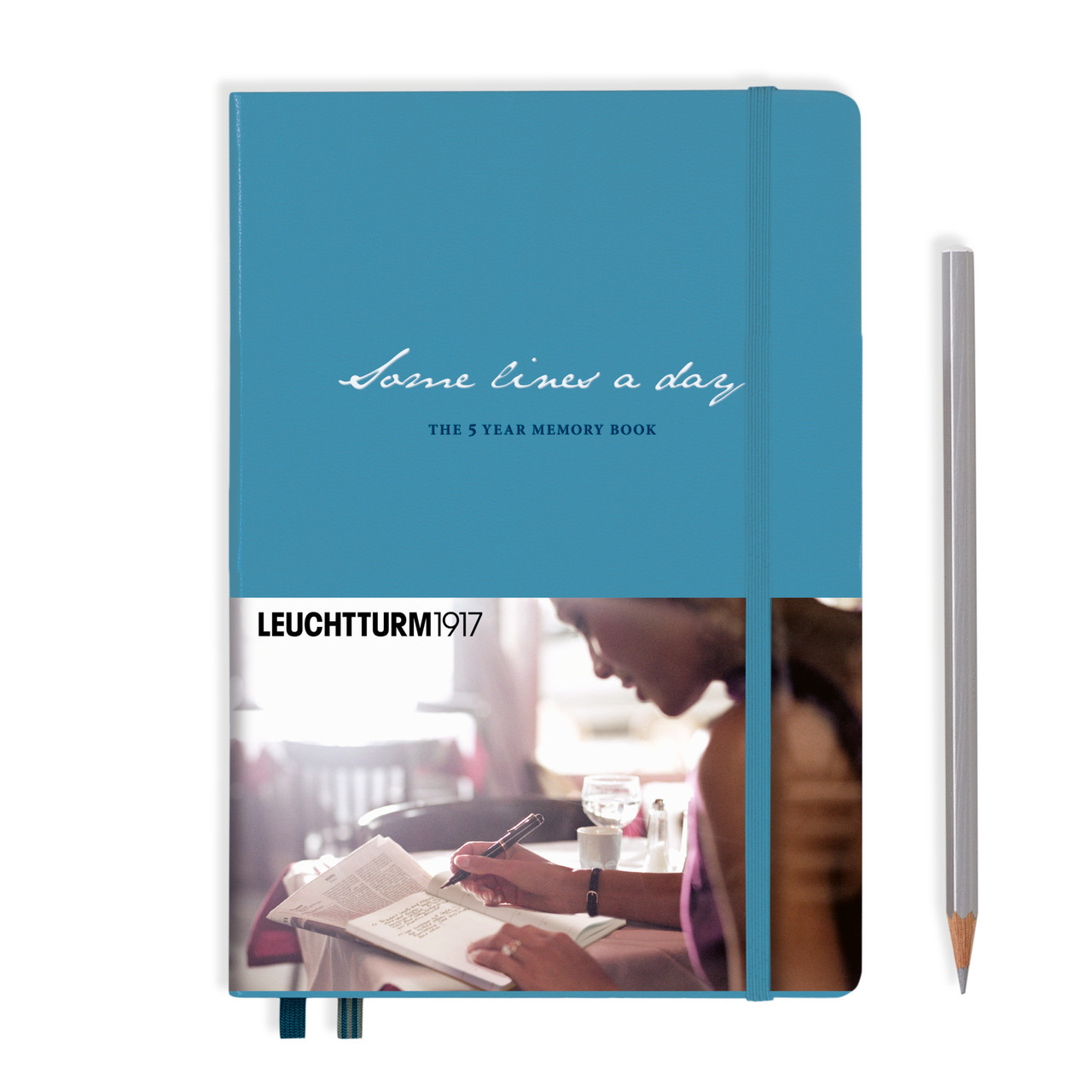 Блокнот Leuchtturm1917 Memory Book 'Some lines a day" середній А5 Холодний Синій 14,5х21 см (355276)