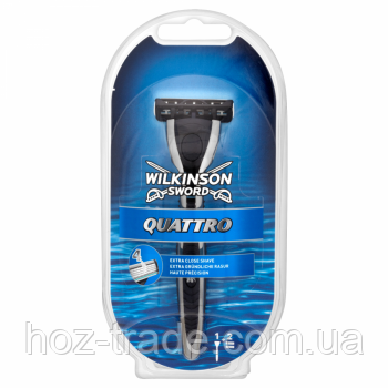 Верстат Wilkinson (Schick) Sword Quattro.+ 2 касети