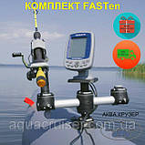 Комплект Borika Fasten (Боріка Фастен) Gm350-3 тарга з 3 замками та монтажним майданчиком на човен пвхвх, фото 2