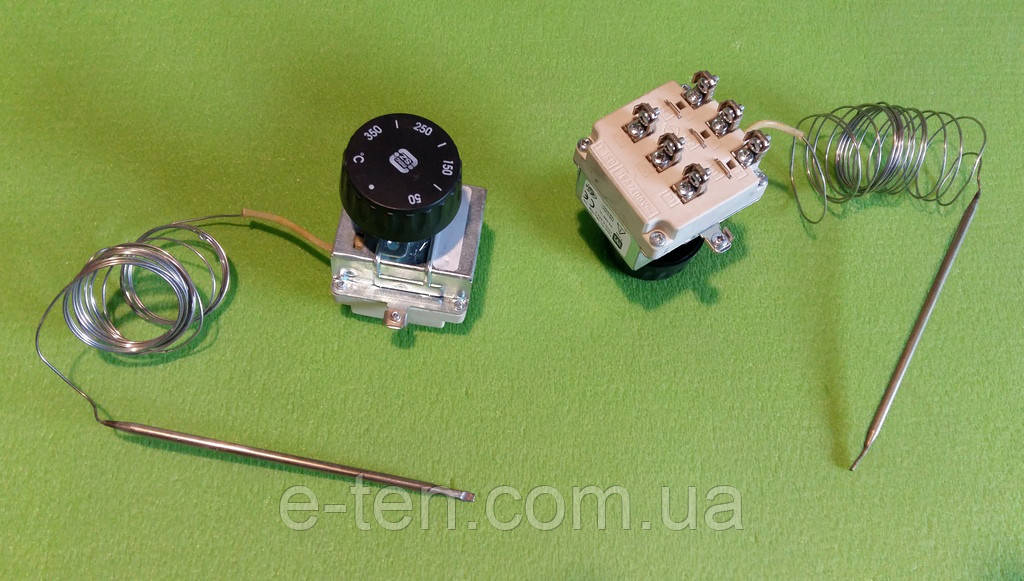 Терморегулятор трьохполюсний/трьохфазний капілярний MMG: Tmax=350°C / 16A / 400V / довжина L=220 см  (Угорщина)