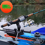 Комплект FASTen (Борика) HTf213 Тримач вудилища з набором для установки на С-подібний профіль (Ht213+FFr222), фото 2