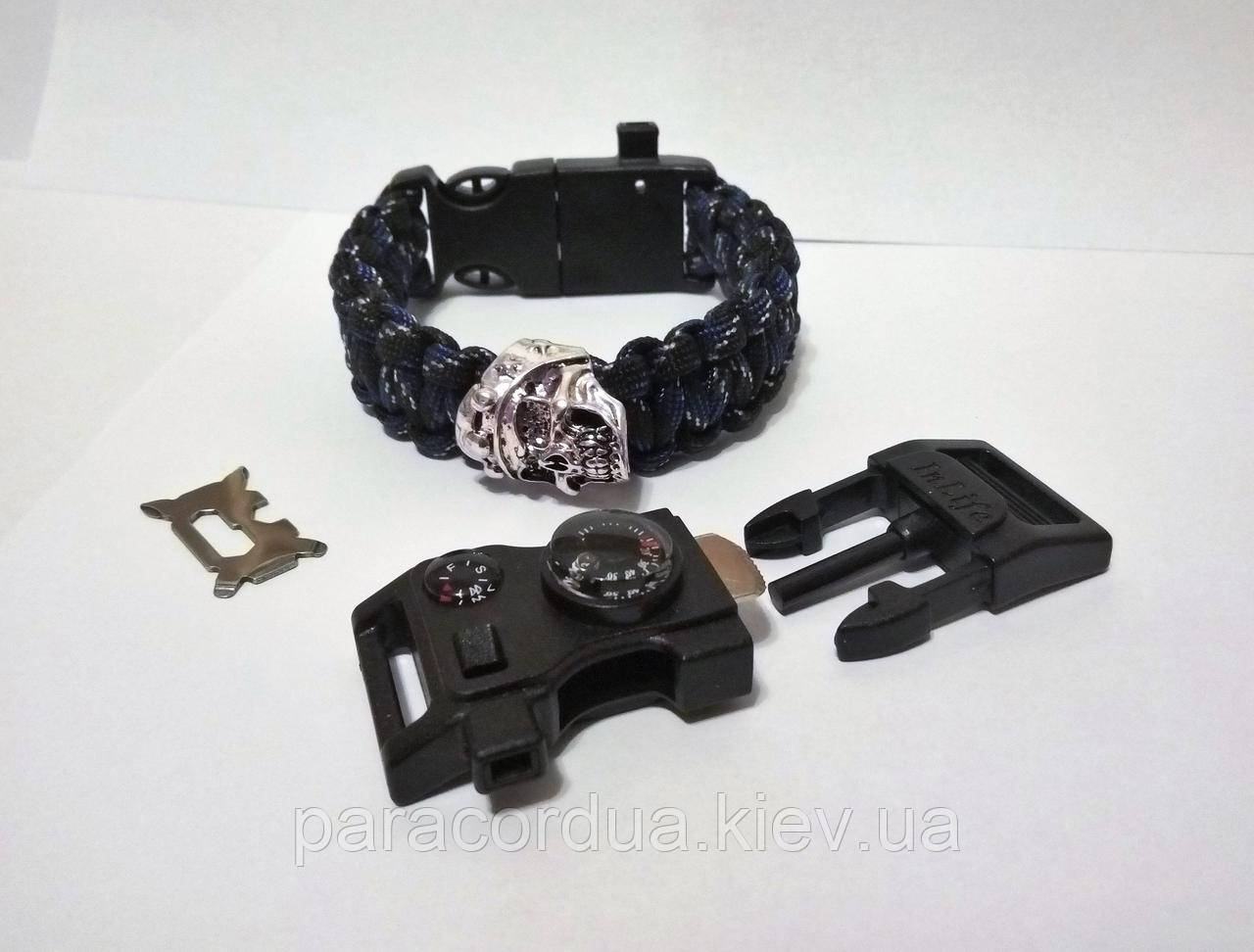 Браслет виживання з паракорда 15 в 1, з Бусиною