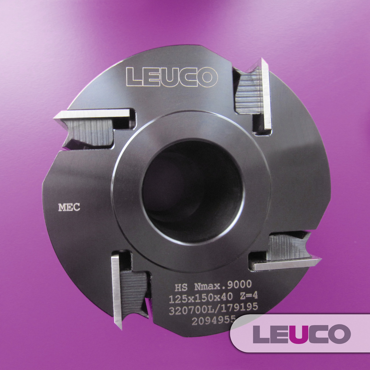 125х130х40, z=4 Стругальні HS ножові головки Leuco