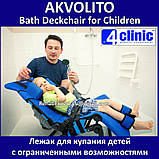 Лежак для купання дітей з обмеженими можливостями 4 Clinic AKVOLITO Bath Deckchair Children Size 1, фото 3