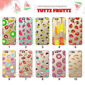 Ультратонкий прозорий чохол з малюнком для Huawei Honor 7x / Mate SE (80 дизайнів)