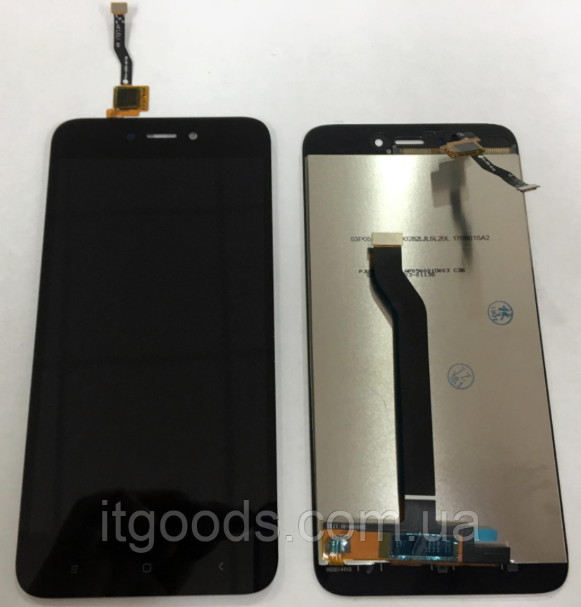Оригінальний дисплей (модуль) + тачскрін (сенсор) для Xiaomi Redmi 5A | Redmi Go (чорний колір)