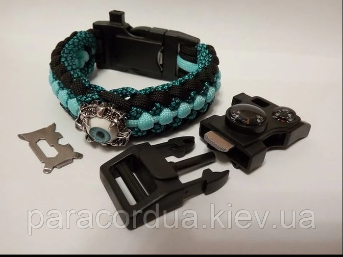Браслет виживання з паракорда 15 в 1, з Бусиною