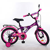 Велосипед дитячий PROF1 14д. T1463 Original girl, фіолетовий