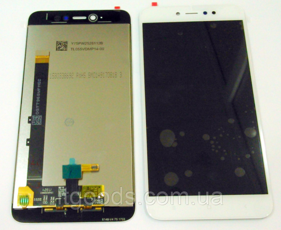 Оригінальний дисплей (модуль) + тачскрін (сенсор) для Xiaomi Redmi Note 5A Prime | Redmi Y1 | MDG6S (білий)