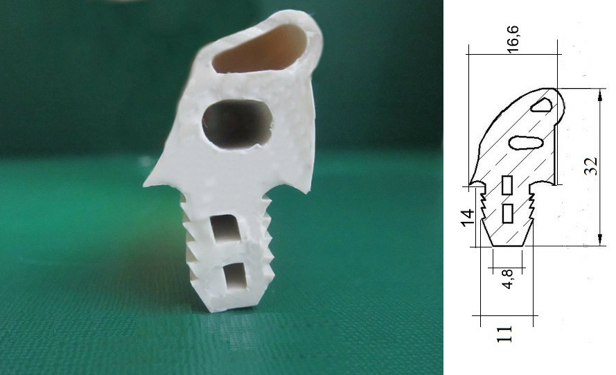 Уплотнитель резиновый, монолитный и пористый, различной конфигурации. - фото 3 - id-p170271