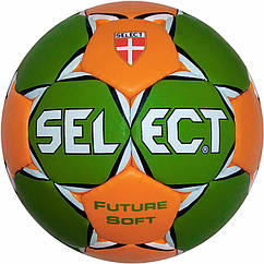 М'яч гандбольний SELECT FUTURE SOFT MICRO (зел/оранж) р.00