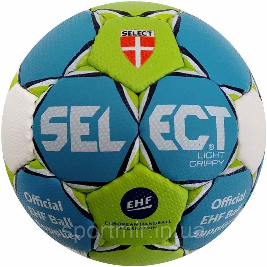 Мяч гандбольный SELECT LIGHT GRIPPY MICRO (зел/голуб) р.00