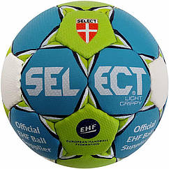 Мяч гандбольный SELECT LIGHT GRIPPY MICRO (зел/голуб) р.00