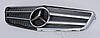 Решітка радіатора Mercedes W204 стиль AMG (хром + срібло), фото 4