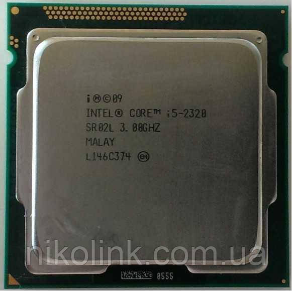 Процесор Intel Core i5-2320 3.0 GHz/5GT/s/6MB, s1155 (BX80623I52320), Tray, б/у